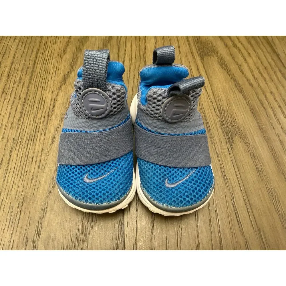 Nike Presto Extreme Toddler 4C Blue Gray Slip On Sneakers